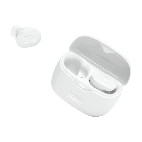 JBL Tune Buds - White - True wireless Noise Cancelling earbuds - Detailshot 5